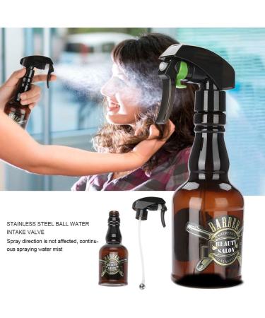 Sonew Barber Spray Bottle 300ml Refillable ABS Material Hairdressing Salon Hair Tools Water Sprayer Brown - Buy Online on GoSupps.com
