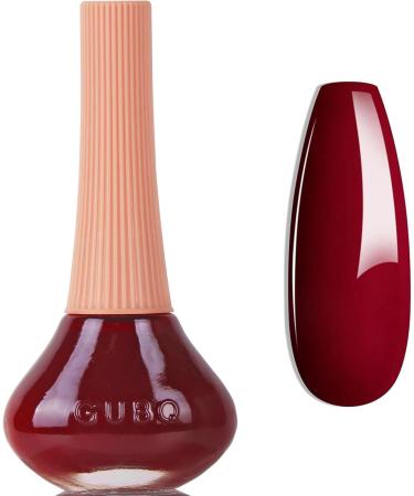 EONFAVE Red Nail Polish - Wine Red Nail Varnish - Long Lasting Chip Resistant & Quick Drying Nail Polish for DIY Nail Art Manicure at Home - No Need Cured - Buy Online on GoSupps.com
