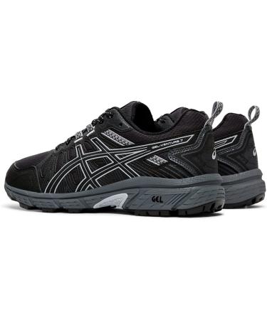 ASICS Women's Gel-Venture 7 Running Shoes 8.5 Wide - Black/Piedmont Grey - Buy Online on GoSupps.com