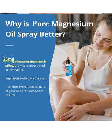 ZRREMRE Pure Magnesium Oil Spray Big 12 fl oz Topical Organic Magnesium Spray Magnesium Spray for Sleep Magnesium Spray for Feet Body Easy to Absorb and Use - Buy Online on GoSupps.com