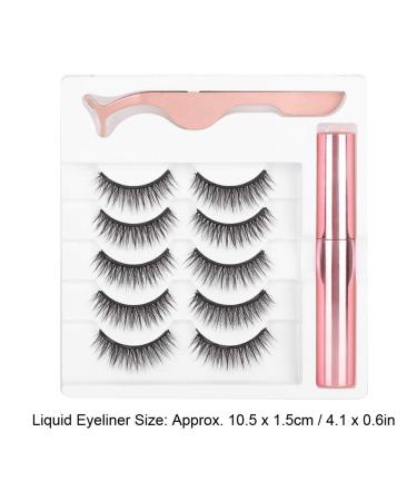 Magnetic Eyelashes Set | False Eyelashes with Magnetic Liquid & Tweezers | International Shipping - Buy Online on GoSupps.com