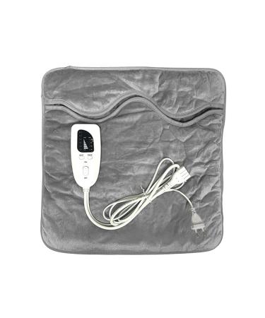 Electrical foot warmer 40x40cm washable electrical feet with 6 heat level 4 timers warmer fast heating pillows for foot back and full body for men EU plug