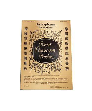 Astrapharm Chilli Brand Porous Capsicum Plaster 24 patches.