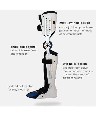 Adjustable Hip Joint Fixation Bracket & Knee Orthosis Support - Leg Brace Stabilizer for Ankle & Calf | Un RIght - Buy Online on GoSupps.com