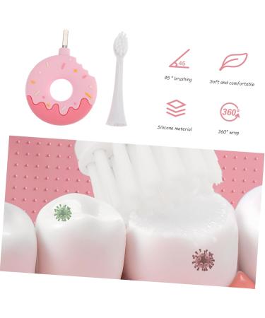 Buy Minkissy Portable Toothbrush - Travel-Friendly Silica Gel Pink Cleaning Brush (1 Piece) - Ideal for On-the-Go Hygiene - Buy Online on GoSupps.com