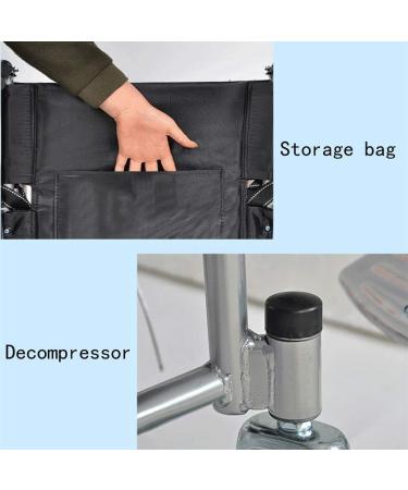 Wheelchair For Outdoor Folding Self Propelled Wheelchair Lightweight Folding Manual Mobility Device For Elderly Ransit Comfort Wheelchair Wheel Chair(Orange) - Buy Online on GoSupps.com