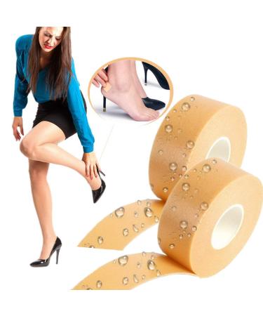 Heel Tape - First Aid Waterproof Heel Grips for Shoes  Foot Cushion Pads for Wear-Resistant Blister  Chafing  Friction  5.5 Yards/1 Roll