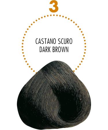  Compagnia Del Colore Compagnia del Colore Ammonia-Free Hair Color Cream Gentle Long-Lasting Treatment for Intense Color and Highlights Papaya-Based Formula Dark Brown 3 100 ml - Buy Online on GoSupps.com