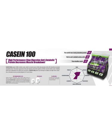 Casein 100 1800g(french vanilla)- Anti-Catabolic Protein - Ideal for Recovery - The world's best slowly absorbed protein - Rich in anti-catabolic amino acids - Trec Nutrition - Buy Online on GoSupps.com