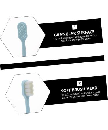 Collbath Soft Toothbrush Set - 4 Pack for Kids & Adults | Natural & Travel-Friendly Manual Toothbrushes - Buy Online on GoSupps.com
