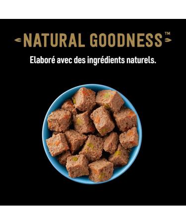 Cesar Barquettes Natural Goodness Bio Terrine Wet Food for Dogs with Fish Garnished with Peas and Carrots Pack of 16 trays x 100 g - Buy Online on GoSupps.com
