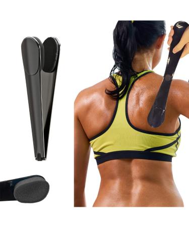 Lotion Applicator for Back - Easy Travel Self Sunscreen Applicator with Long Reach Folding Handle for Elderly  Women  Apply Sunscreen Tanner Medicine Cream Moisturizer on Body  Portable Self-Tanning Application Tool