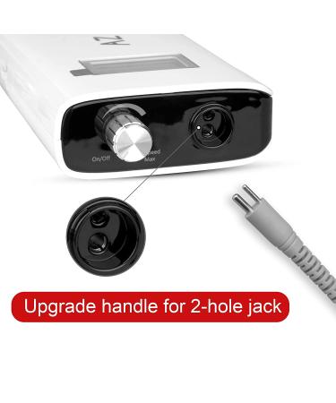 AZ GOGO 30000 rpm Portable Nail Drill - Updated Handpiece for DR-2036 Nail Drill Machine with 2 Jack Host - Buy Online on GoSupps.com