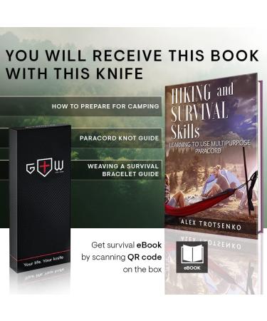 Grand Way 6772 Tactical Folding Pocket Knife with Fire Starter Paracord Handle - EDC Survival Hiking Camping Tool - Buy Online on GoSupps.com