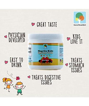 Kids Constipation Relief | Unflavored Magnesium | Safe for Kids | 90 Servings - Buy Online on GoSupps.com