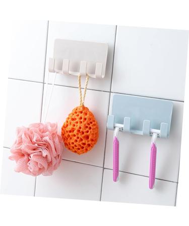 Buy Hemoblo 8-Piece Bedroom Shaving Organizer Bracket - Wall Hooks for Razors Smartphones & Chargers - Plastic Cell-Free Design - Perfect for Kitchen & Bathroom - Buy Online on GoSupps.com