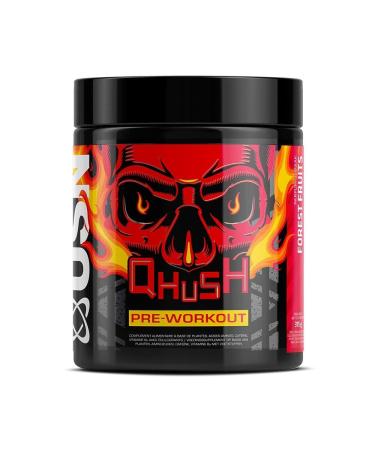 Usn | Qhush Pre-workout (315g) | PreWorkout | Plants, Amino Acids, Caffeine, Vitamin B3 - Forest Fruit