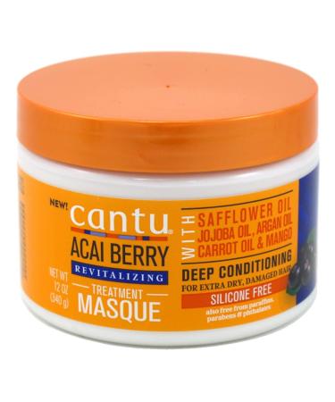 Cantu Acai Berry Treatment Masque Revitalizing 12 Ounce