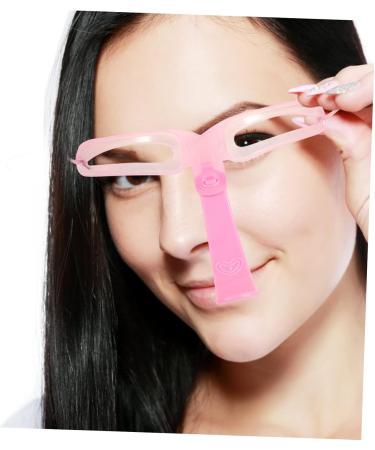 DOITOOL 6 Sets Eyebrow Aid Convenient Eyebrow Stencil Plastic Brow Stencils Travel Eyebrow Shape Card - Buy Online on GoSupps.com
