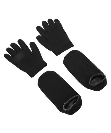 Moisturizing Gel Gloves Socks Set Soft Essential Oil for Dry Cracked Feet Hands Full Coverage Design Warm Holiday Gift Choice (1)
