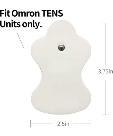 20 Pack Replacement Electrotherapy Pads for Omron TENS Unit - Reusable & Compatible with Omron Device (Non-Omron Brand) - Buy Online on GoSupps.com