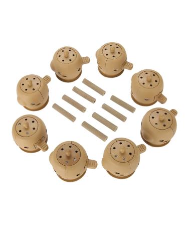 Cupping Set New Reusable Self-Adhesive Moxa Bruner Moxibustion Acupuncture Point Therapy Stick-on Roll Holder Set
