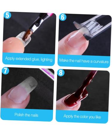 FRCOLOR 2 Nail Fiber Paper Nail Extensions Kit Fiber Silk Nail Kit Nail Fiber Extension Nail Extension Silk Fiberglass Fake Nail Extensions Nail Shaping Material Manicure White Extend - Buy Online on GoSupps.com