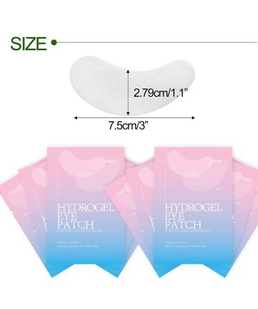 C. ARTIST 100% Natural Under Eye Gel Pads - 110 Pairs | Collagen & Aloe Vera Hydrogel Eye Patches for Eyelash Extensions - Buy Online on GoSupps.com