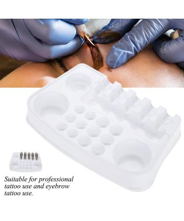 Disposable Plastic Tattoo Cartridge Tray - 12pcs Needle Holder Stand | Tattoo Plate TYPE 2 - Buy Online on GoSupps.com