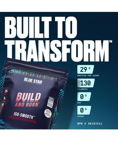 Blue Star Nutraceuticals Iso-Smooth 100% Isolate Whey Protein Powder 30g Protein Per Serving - Low Carb Keto Friendly - Easy Mixing and Absolutely Delicious Protein Shake (Tahitian Vanilla Bean) - Buy Online on GoSupps.com