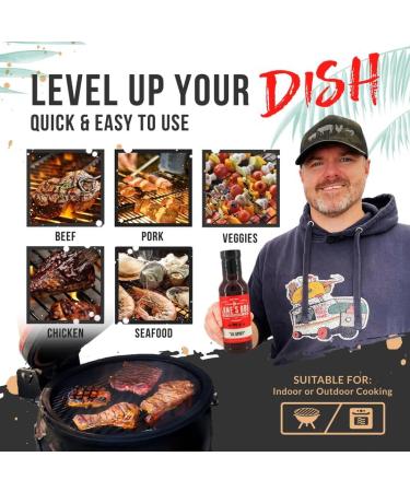 Lane's BBQ 'Lil Spicy' Sauce - 382g (13.5 oz) - Buy Online on GoSupps.com