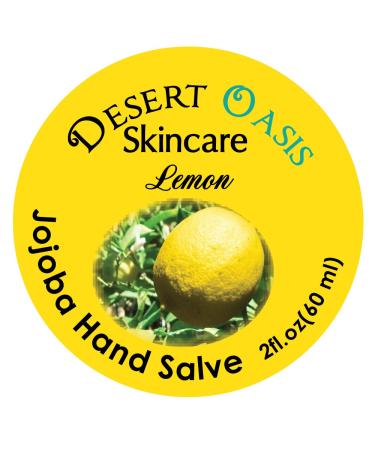 Desert Oasis Jojoba Oil Lemon Hand Salve - 2 oz | Moisturizing Skincare for Healthy Hands - Buy Internationally - Buy Online on GoSupps.com
