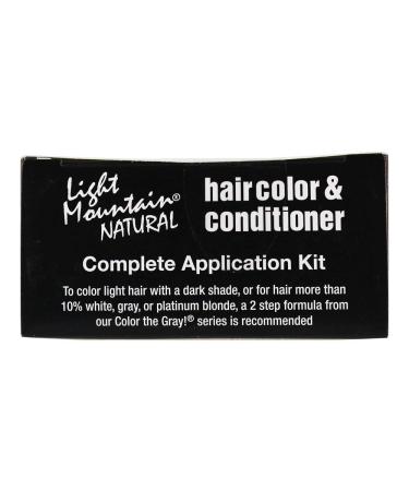 Light Mountain Natural Hair Color & Conditioner - Medium Brown 4 oz | Chemical-Free Hair Dye - Buy Online on GoSupps.com