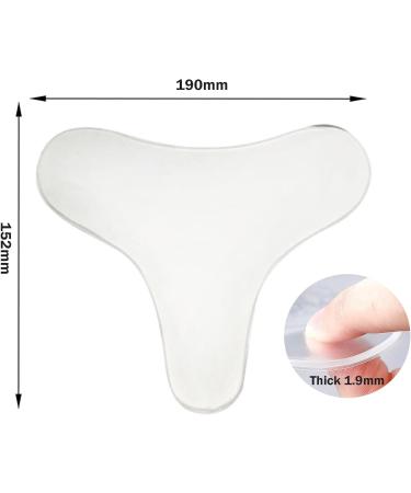 XSQD 5 Pcs Chest Wrinkle Pads - Silicone Anti Wrinkle Patches for Smooth Skin - T-shape Design for Preventing and Tightening Wrinkles - Buy Online on GoSupps.com