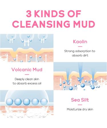 VEROA 21 Pieces Clay Mask - Natural Cherry Blossom/Tea Tree/Green Tea Face Mask - Deep Cleansing Anti Aging Brightening Hydrating Face Mask for All Skin Types Face Masks Skincare - 5g*21 - Buy Online on GoSupps.com