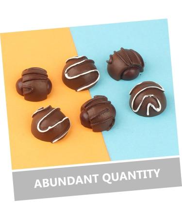 STAHAD 16pcs Simulation Chocolate Simulated Chocolate Multi-function Chocolate Decor Educational Chocolate Model Interesting Fake Chocolate Faux Dessert Little Vacation Resin Artificial 2.00X2.00X1.50CM 1 - Buy Online on GoSupps.com