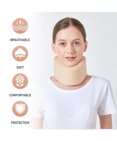 KRYMSON Neck Support Collar - Soft Cervical Collar for Pain Relief & Stability | Comfortable Neck Brace for Recovery - Buy Online on GoSupps.com