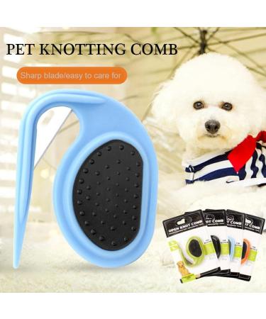 2024 Pet Knotting Comb - 3-in-1 Hair Removal Tool for Cats | De-Filtered Knife for Matted & Loose Hair (Green Pack of 2) | International Shipping Available - Buy Online on GoSupps.com