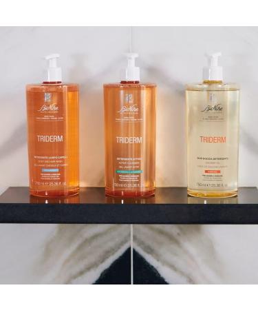  BioNike Bionike Triderm Hair Body Wash Daily Use Extra Delicate for Cleansing Skin and Scalp Quota Physiological PH Suitable for the Whole Family 750 ml - Buy Online on GoSupps.com