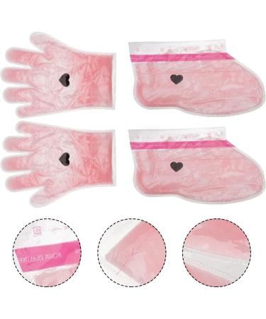 2 Pairs wax gloves paraffin bath feet liners Paraffin Wax Cover Kit paraffin wax cozy liners paraffin wax socks Paraffin Wax Feet Film feet care kit Accessories pe bag foot 30x13m Red - Buy Online on GoSupps.com