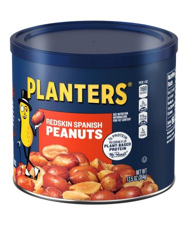 Planters Redskin Spanish Peanuts 12.5 oz Canisters (Pack of 6) - Buy Online on GoSupps.com