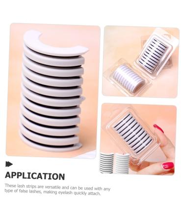 Buy 10 Boxes Self-Adhesive Eyelash Adhesive Strips - Bulk Lash Glue for False Lashes - Easy-to-Use Lash Adhesive Strips (Pack of 5 - Buy Online on GoSupps.com
