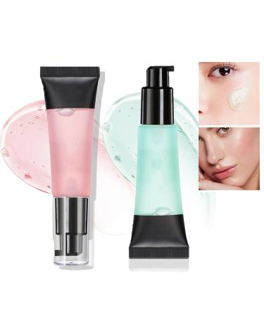 Power Grip Gel Based Face Primer & Moisturizer for Smoothing Skin & Makeup Vegan & Cruelty Free Moisturizes & Primer 25ml (2 Pcs/Pack)