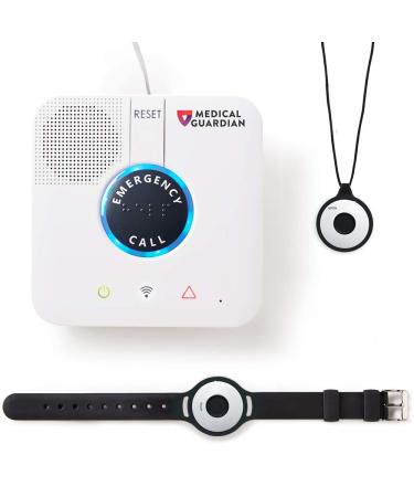 Classic Guardian Medical Alert System by Medical Guardian - Senior Medical Alert, 24/7 Panic Button, 1,300 Feet of Protection, Elderly Assistance Products and Elderly Monitoring for Caregiver