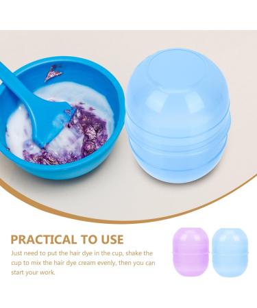 Mikinona 2pi ces Bol de pour Cheveux Secoueur Shaker Tasse De M lange pour Coloration des Cheveux Outil de Coiffure pour Professionnel Domestique - Buy Online on GoSupps.com