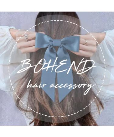 Bohend Large Red Hair Bow with Rhinestones - Velvet Party Hair Accessories for Women & Girls - Buy Online on GoSupps.com