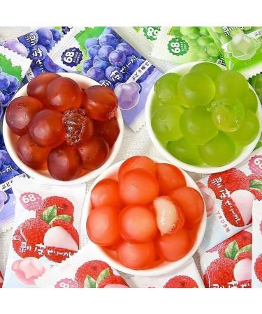 white peach Peeling Fruit Fudge gummy mango peelable grape lychee sugar soft candy Toffee 68% Juice Content gummy candy sweets Chewy gumdrop desserts Chinese snacks (Mix and match flavors 10bag) Mix and match flavors 10bag - Buy Online on GoSupps.com