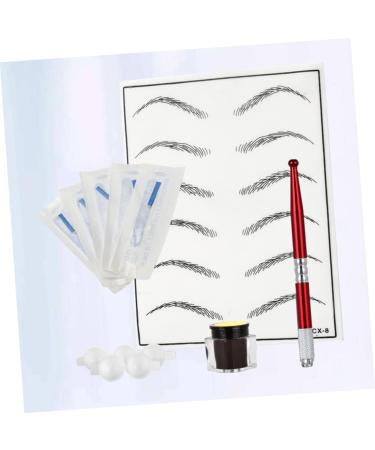 MAGICLULU Wmtz_ Microblading Red Eyebrow Permanent Practice Pigment Skin Pen Kit Tool Rings - Buy Online on GoSupps.com