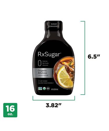 Buy RxSugar Organic Liquid Sugar 16 oz - All-Natural Sweetener - Buy Online on GoSupps.com