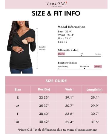 Love2Mi Maternity Nursing Shirt | Short Sleeve V-Neck Breastfeeding T-Shirt | Pregnancy Top | Dark Green - Buy Online on GoSupps.com